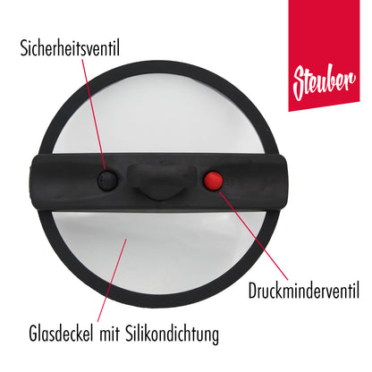 Niederdruck Kochtopf 4800 ml Ø24 cm Antihaft-beschichtet