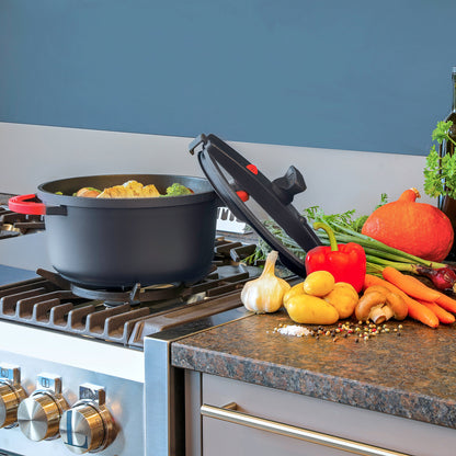 Niederdruck Kochtopf 4800 ml Ø24 cm Antihaft-beschichtet