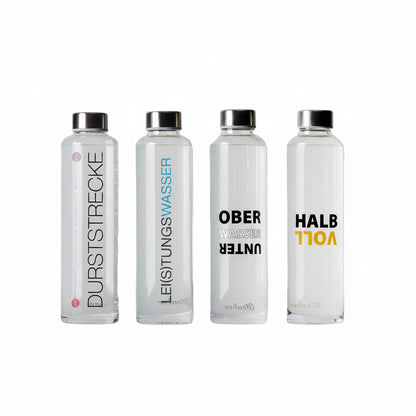 Trinkflasche 700 ml mit motivierenden Sprüchen