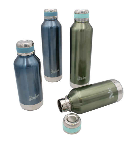 Thermoflasche Metallic bis zu 14 Stunden heiße/kalte Getränke