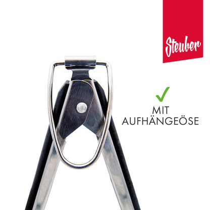 Grillzange lang & kurz mit Softtouch-Griff und Feststeller