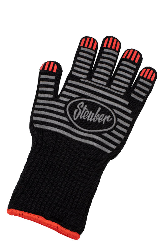 Hitzeresistenter Grillhandschuh mit extra langem Bund - UNISEX
