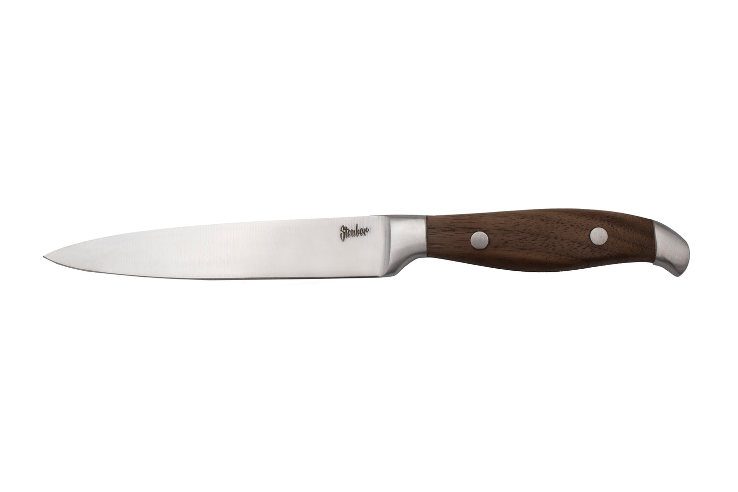 Scharfe Küchenmesser mit echtem Holzgriff und hervorragender Haptik