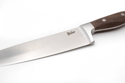 Scharfe Küchenmesser mit echtem Holzgriff und hervorragender Haptik