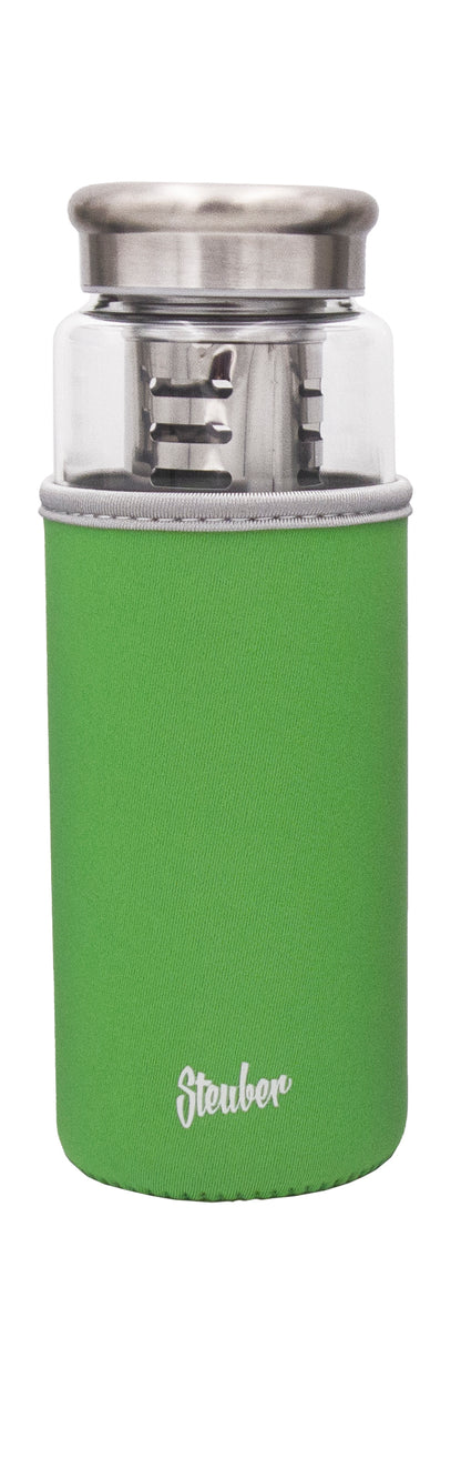Trinkflasche 750 ml mit Filtereinsatz und Tasche