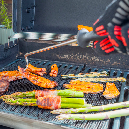 Grillhaken mit ergonomischen Griff