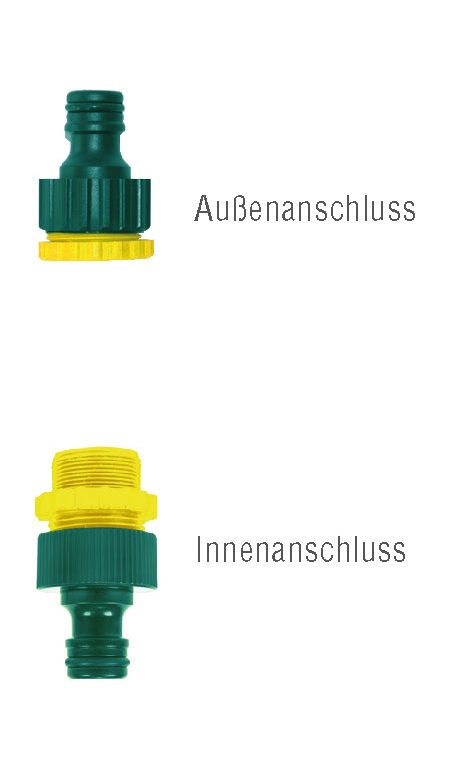 Ersatz Sprühkopf für Gartenschlauch 1/2 Zoll mit 10 Funktionen inkl. Adapter-Set