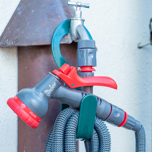 Gartenschlauch Halterung für den Wasserhahn